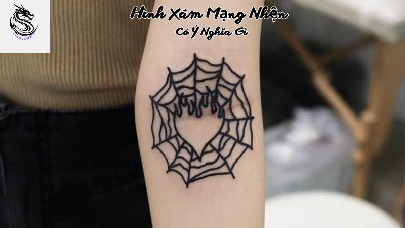 Những hình xăm mạng nhện đơn giản