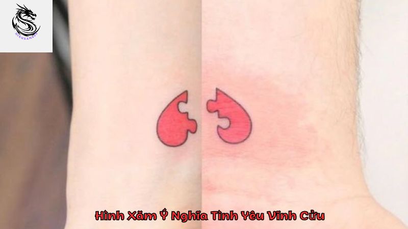 Vị trí xăm hình tình yêu vĩnh cửu phù hợp nhất