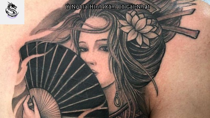 Vị trí xăm hình Geisha